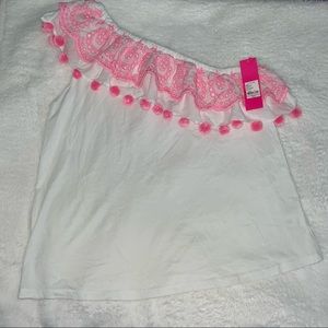 NWT Lilly Pulitzer Idara Top- One Shoulder Size XL